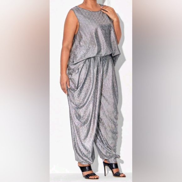 Plus sequin tank top and pants size 2xl - Picture 4 of 5